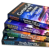 Helen Dexter Cosy Crime Mysteries 4 Books Collection Set By Glenda Young ( Deadly Dancing, Foul Play, Murder at the Seaview, Curtain Call )