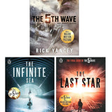 The 5th Wave Series 3 Books Collection Set by Rick Yancey (Infinite Sea, Last Star and The 5th Wave)| Paperback