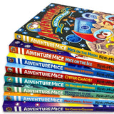 Adventuremice Series 8 Books Collection Set by Philip Reeve and Sarah McIntyre (Mice on the Ice, Mice on the Moon, The Ghostly Galleon, and More)