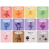 A Case of Colourblocks 12 Mini Books Collection Boxset (I am Red, I am Blue, I am Yellow, I am Green, I am Orange, I am Purple, I am Pink, I am Brown, Black and White, I am Indigo, I am Violet and Grey)