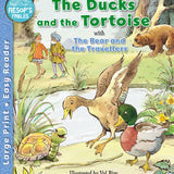 The Ducks and the Tortoise and The Bear Book - Easy Readers from Aesop's Fables for 6+ Years for Children