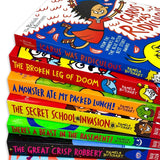 Izzy and Friends (Baby Aliens) Series Collection 9–15 Books Set by Pamela Butchart (Icarus Was Ridiculous, Broken Leg of Doom, A Monster Ate My Packed Lunch, Secret School Invasion, Great Crisp Robbery & More)