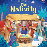 Peep Inside The Nativity - Usborne Lift-the-Flap Christmas Book for Kids