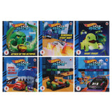 Hot Wheels Let’s Race Collection 6 Picture Storybooks Collection Set (Scavenger Stunt Hunt, Attack Of The Octopus, Fast Food Fast Cars!, Ultimate Racers, Pedal To The Meddle, Night Fright) | Paperback