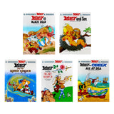 Asterix and Obelix All at Sea Series 6 – 5 Book Set Collection (26-30) Kids Comics Adventure Humor Illustrated Fiction by Rene Goscinny Orion Books