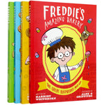 Photo of Freddie's Amazing Bakery 4 Books Set by Harriet Whitehorn on a White Background
