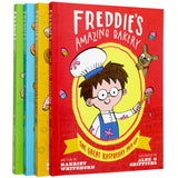 Photo of Freddie's Amazing Bakery 4 Books Set by Harriet Whitehorn on a White Background