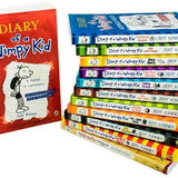 Diary of a Wimpy Kid 12-Book Set by Jeff Kinney | Includes Rodrick Rules, Dog Days, The Long Haul & More | Fun Humor Fiction for Kids & Young Readers