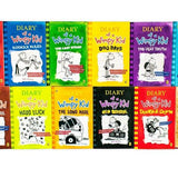 Diary of a Wimpy Kid 12-Book Set by Jeff Kinney | Includes Rodrick Rules, Dog Days, The Long Haul & More | Fun Humor Fiction for Kids & Young Readers