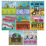 The Construction Crew Series by Sally Sutton | 8 Children's Picture Books Collection Set | Construction, Demolition, Roadworks, Tractor & More