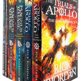 Rick Riordan Trials of Apollo and Magnus Chase Series 6 Books Collection Set