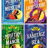 Montgomery Bonbon Series 4 Books Collection Set By Alasdair Beckett-King (Sabotage at Sea, Murder at the Museum, Death at the Lighthouse and Mystery at the Manor)