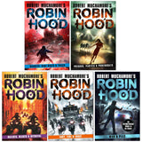 Robin Hood (Volume 6-10) by Robert Muchamore 5 Books Collection Set (Fire and Frost, Blasts and Betrayal And Fury, Bandits, Dirt Bikes and Trash, Prisons, Parties and Powerboats, Ballots and War and Peas)