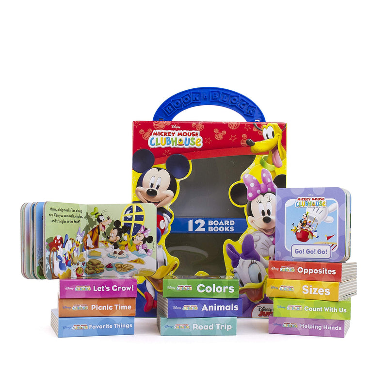 Disney Junior Mickey Mouse Clubhouse 12 Board Books Collection Box Set