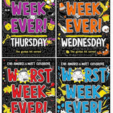 Worst Week Ever! Series 4 Books Collection Set By Eva Amores & Mat Gosgrove (Worst Week Ever! Monday, Worst Week Ever! Tuesday, Worst Week Ever! Wednesday,Worst Week Ever! Thursday)