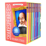 20 Shakespeare Children's Stories Hardback Books Collection Set | Easy Classics Edition with FREE Audiobooks (QR Codes Included)