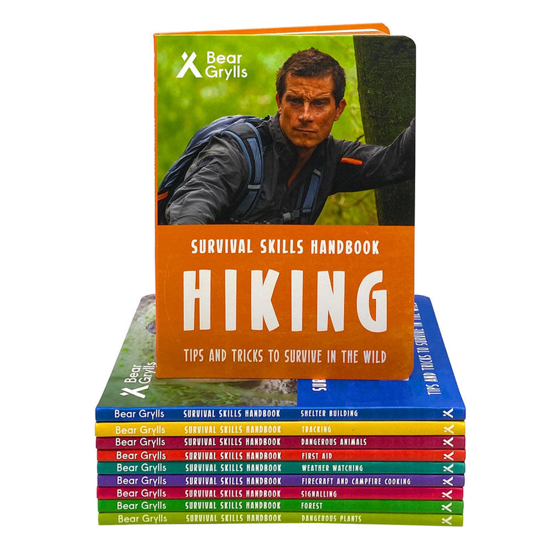 Bear Grylls Survival Skills Handbook Collection Series 10 Books Collection Set NEW