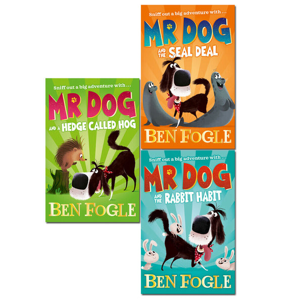 Mr Dog Series 3 Books Collection Set by Ben Fogle & Steve Cole Pack NEW