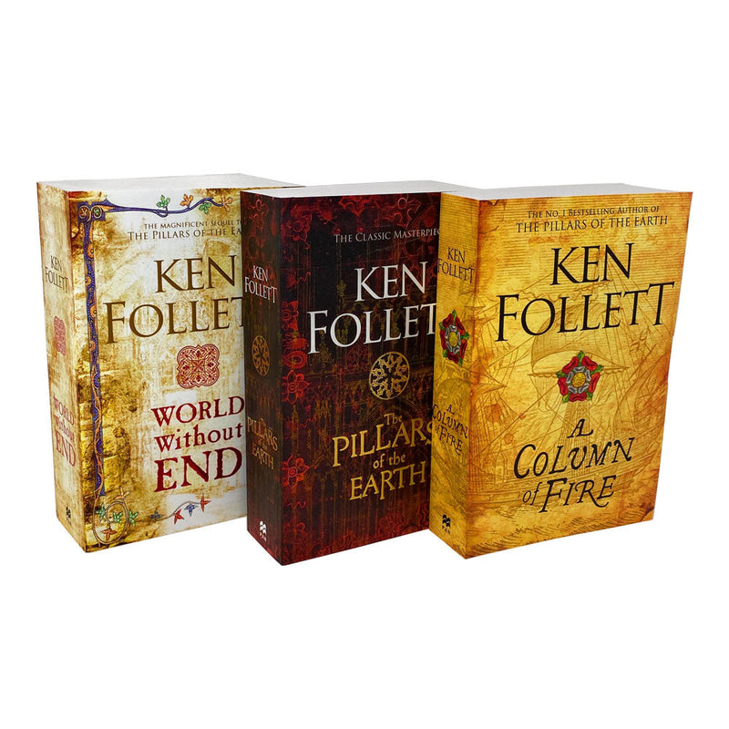 Ken Follett The Kingsbridge Novels Stories Collection 3 Books Set