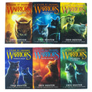 Warriors Cat A Vision of Shadows Series Books 1 - 6 Series 6 Collection Set By Erin Hunter