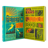 Peter Pan and The Jungle Book - Minalima Edition 2 Books Collection Set | Illustrated with Interactive Elements