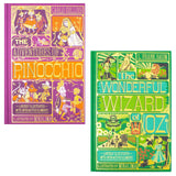 The Wonderful Wizard of Oz and The Adventures of Pinocchio - Minalima Edition 2 Books Collection Set | Illustrated with Interactive Elements