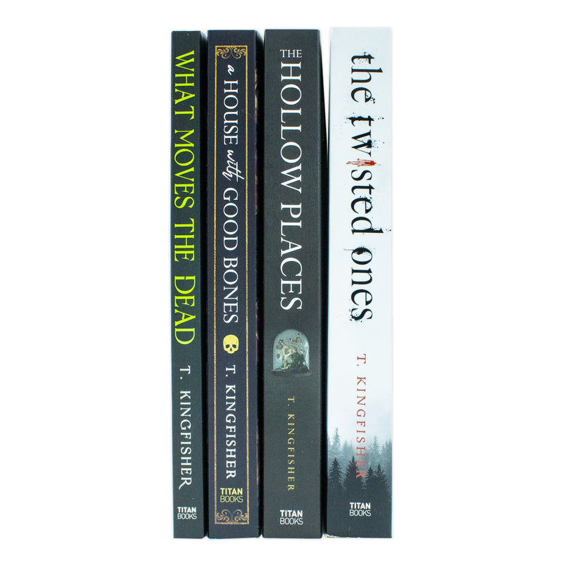 T Kingfisher Collection 4 Books Set (What Moves The Dead, A House with Good Bones, The Hollow Places and The Twisted Ones)