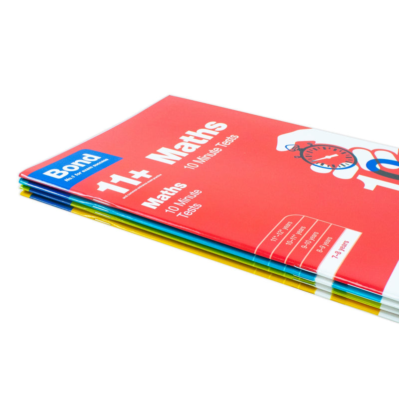 Bond 11+ Maths, English & More 10-Minute Test  Book – Ages 7-8| Practice Worksheets & Exercises to Enhance Learning & Prepare for Assessments