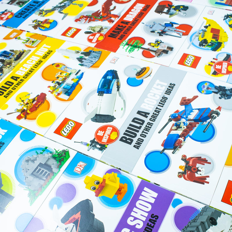 My LEGO World 25 Books Collection Box Set With More Than 1000 Build & Play Ideas