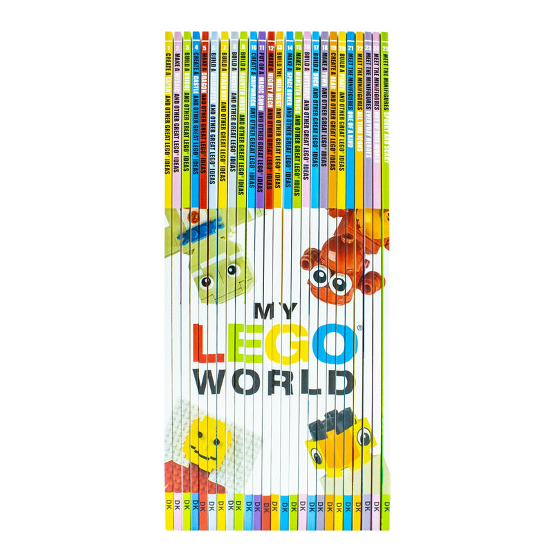 My LEGO World 25 Books Collection Box Set With More Than 1000 Build & Play Ideas
