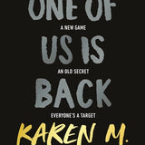 One of Us Is Back by Karen McManus, Paperback, Young Adult Mystery Series  for Ages 12+ with Thrilling Suspense and Drama