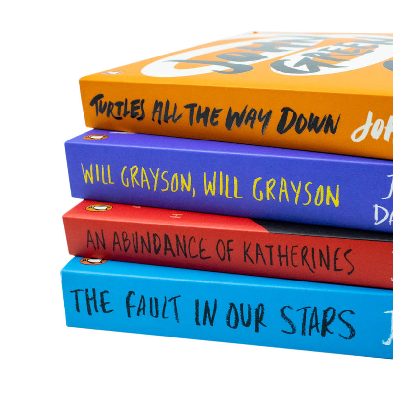 John Green 4 Book Box Set (The Fault in our Stars,An Abundance of Katherines,Will Grayson Will Grayson,Turtles All The Way Down)