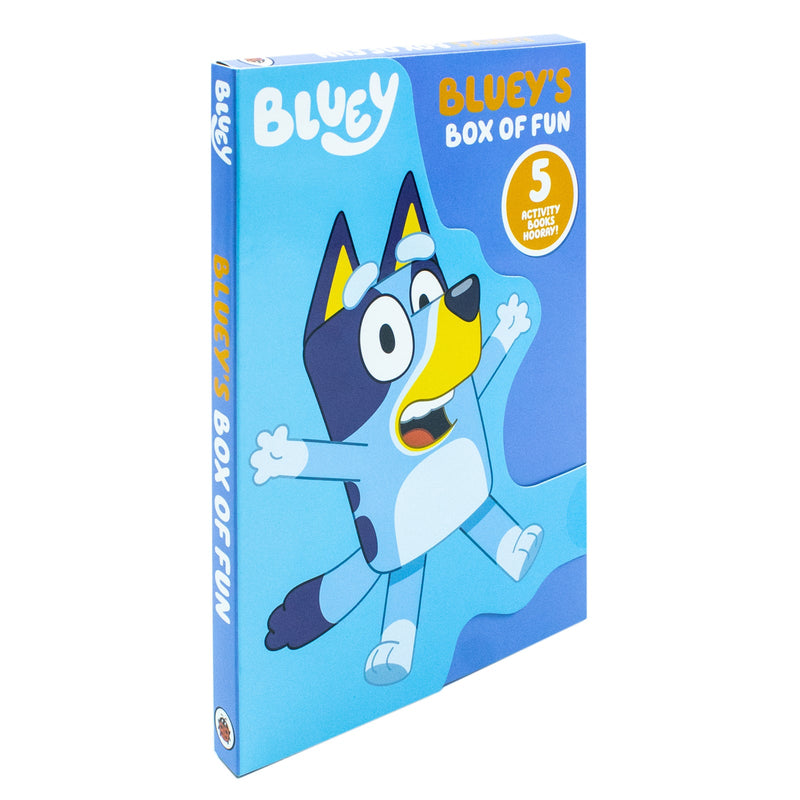 Explore the fun world of Bluey with this 5 books collection of activity books perfect for kids 3+ years. Endless fun and creativity await!