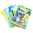 Explore the fun world of Bluey with this 5 books collection of activity books perfect for kids 3+ years. Endless fun and creativity await!