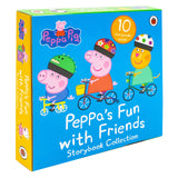 Peppa's Fun With Friends 10 Book Storybook Collection Set (Bicycle Race, Dens, Hide And Seek And More )