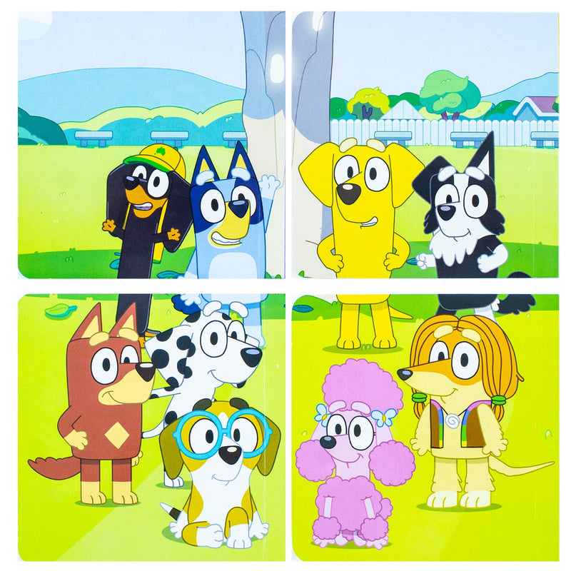 Bluey and Friends Little Library 4 Books Collection Set (Snickers and Coco, Honey and Chloe, Lucky and Mackenzie, Indy and Rusty)