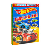 Hot Wheels Sticker Activity 5 Book Collection Set (Turbo Challenge, Criss Cross Crash, Built For Speed, Stunt Zone, Made To Race) | Paperback