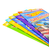 Hot Wheels Sticker Activity 5 Book Collection Set (Turbo Challenge, Criss Cross Crash, Built For Speed, Stunt Zone, Made To Race) | Paperback