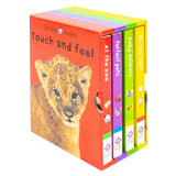 Bright Baby Touch and Feel Boxed Set: On the Farm, Baby Animals, at the Zoo and Perfect Pets (Bright Baby Touch and Feel) by Roger Priddy