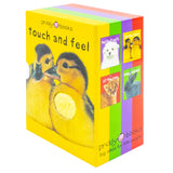 Bright Baby Touch and Feel Boxed Set: On the Farm, Baby Animals, at the Zoo and Perfect Pets (Bright Baby Touch and Feel) by Roger Priddy