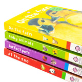 Bright Baby Touch and Feel Boxed Set: On the Farm, Baby Animals, at the Zoo and Perfect Pets (Bright Baby Touch and Feel) by Roger Priddy