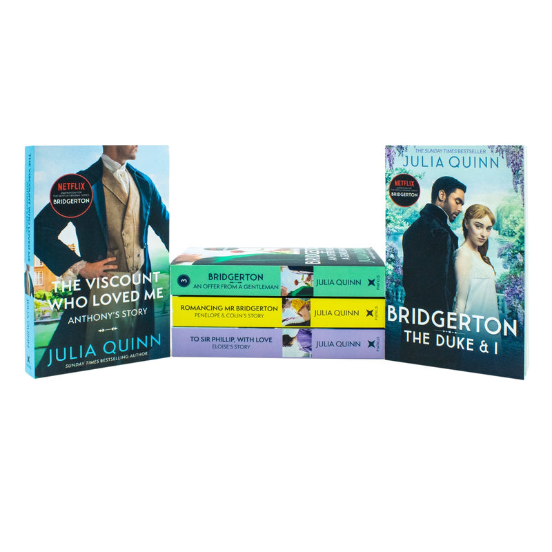 Bridgerton Family Series 5 Books Collection Set By Julia Quinn