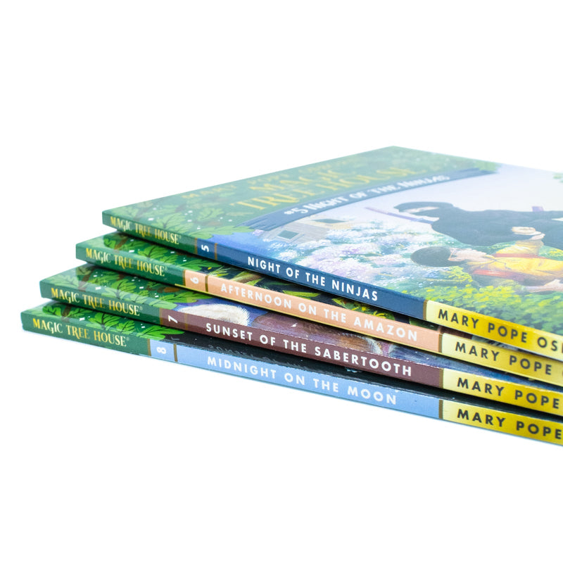 Magic Tree House Series Collection 4 Books Box Set 5-8