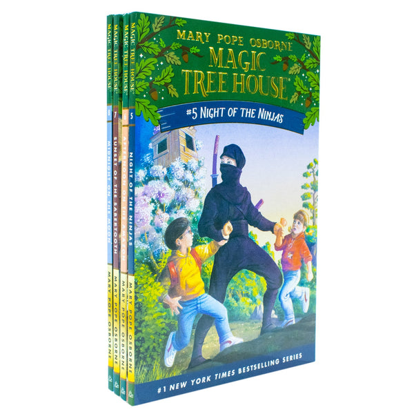 Magic Tree House Series Collection 4 Books Box Set 5-8