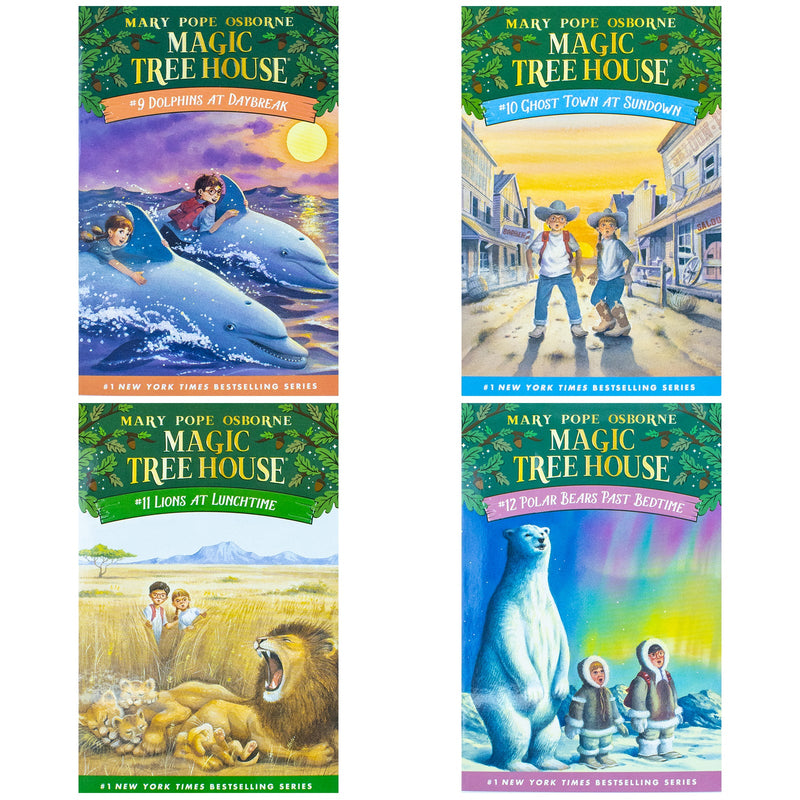 Mary Pope Osbornes Magic Tree House 4 Books Collection Vol 9-12