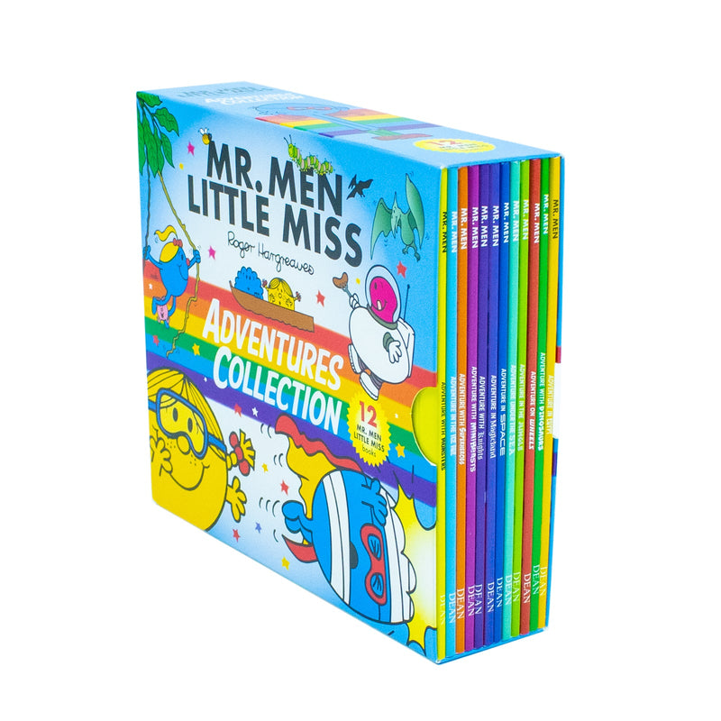 Mr Men & Little Miss Adventures 12 Book Collection Box Set By Roger Hargreaves