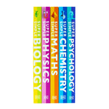 DK Super Simple Study Guide 5 Books Collection Set (Super Simple Maths, Chemistry, Physics, Biology, Psychology)