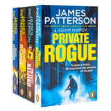 James Patterson Private Series 4 Books Collection Set (Books 16-19) (Private Rogue, Private Beijing, Private Rome, Private Monaco)