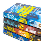 James Patterson Private Series 4 Books Collection Set (Books 16-19) (Private Rogue, Private Beijing, Private Rome, Private Monaco)