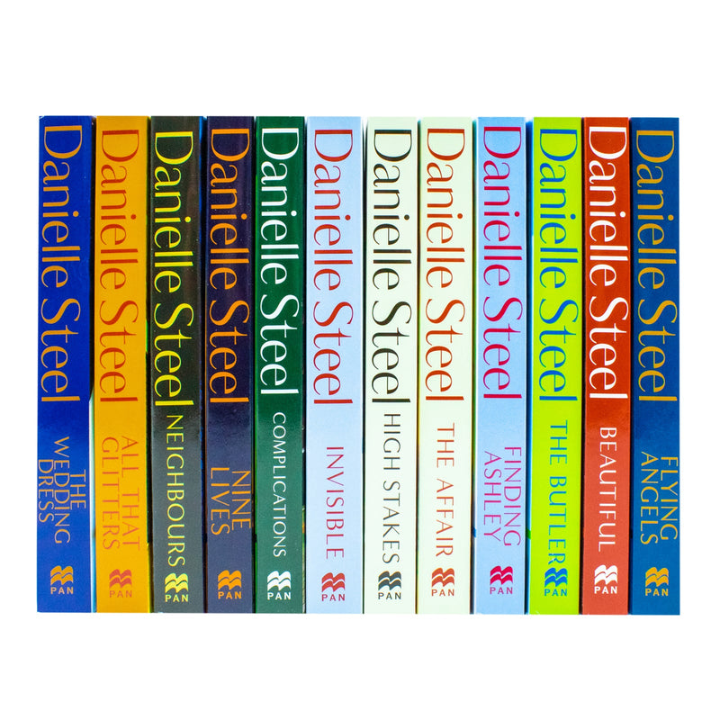 Danielle Steel Collection 12 Books Box Set (The Wedding Dress, All That Glitters, Neighbours, Nine Lives, Complications, Invisible, High Stakes, The Affair, Finding Ashley, The Butler & MORE!